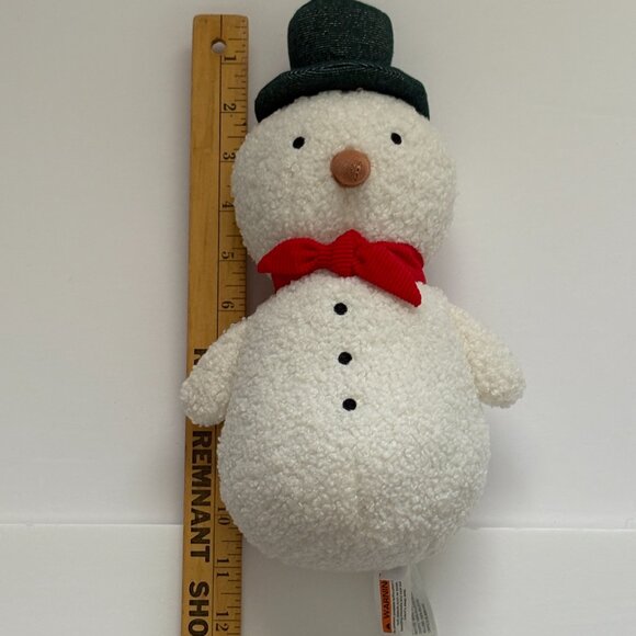 Cloud Island Snowman Plush 11 Inch Red Scarf Green Hat Curly Stuffed Target 2024 - Picture 16 of 16